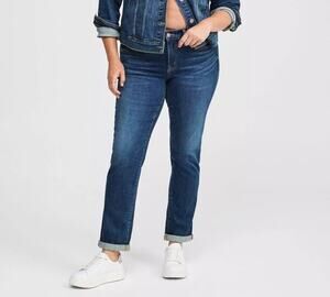 Torrid Jeans Perfect Boyfriend Ankle Vintage Stretch 26T Tall  Med Wash